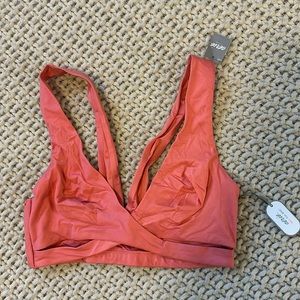 NWT AERIE COMFORTABLE CORAL BRALETTE